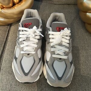 New Balance Grey & White Men's Running Sneakers